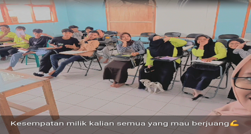 Pendidikan Berkualitas Pagi ini di PKBM AL-HIKMAH