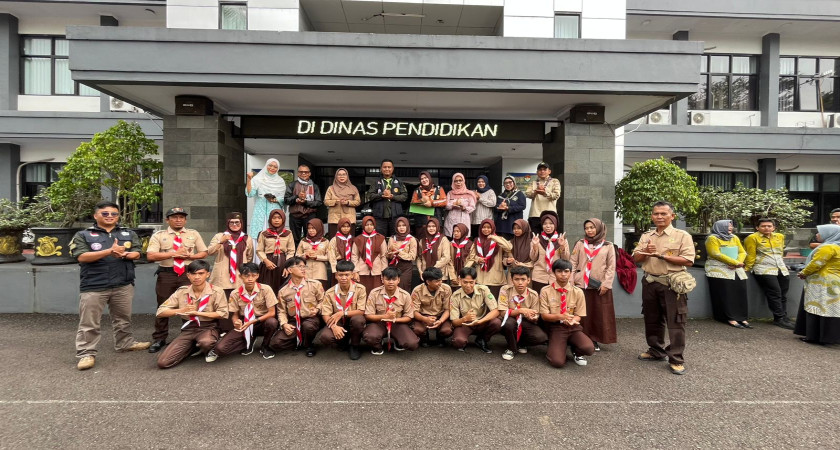 Gema Tunas PKBM - Pelepasan Kontingen Ciamis