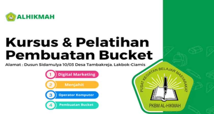Pelatihan Pembuatan Bucket